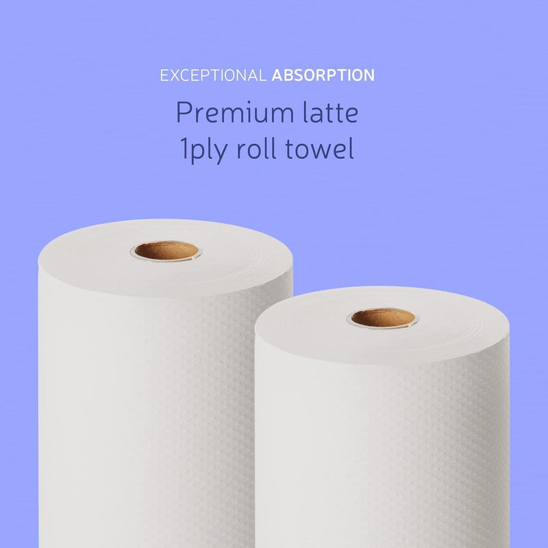 EZPULL EZ-Pull Premium 1ply Hand Towel Roll Paper, FSC certified Recycled/White, 6 Rolls x 600ft, Universal 8.0" X 1.5" Core, P1H600L - Image 5